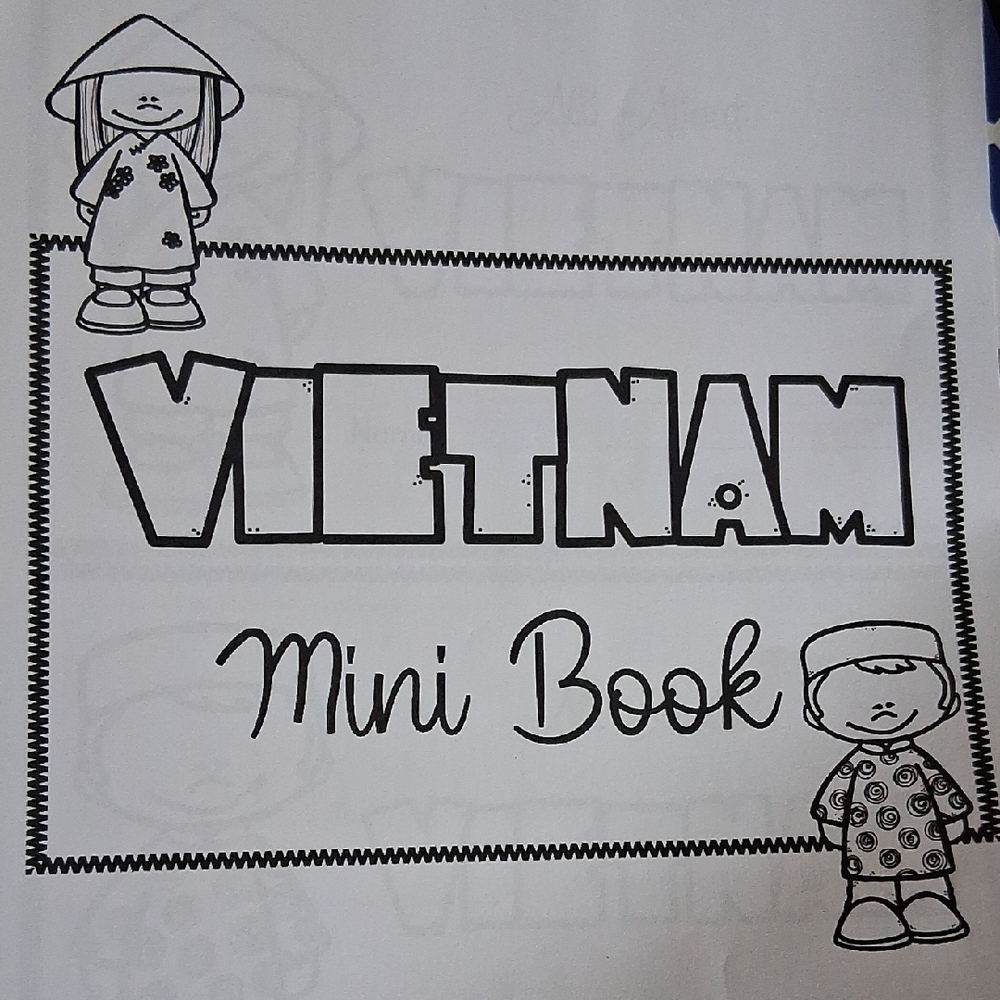 VIETNAM MINI COLORING PACKET